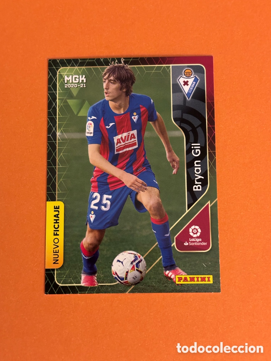 Cromos de f&uacute;tbol: 470 BRYAN GIL EIBAR NUEVO FICHAJE ⚽ PANINI LIGA MEGACRACKS 2020 2021 20 21