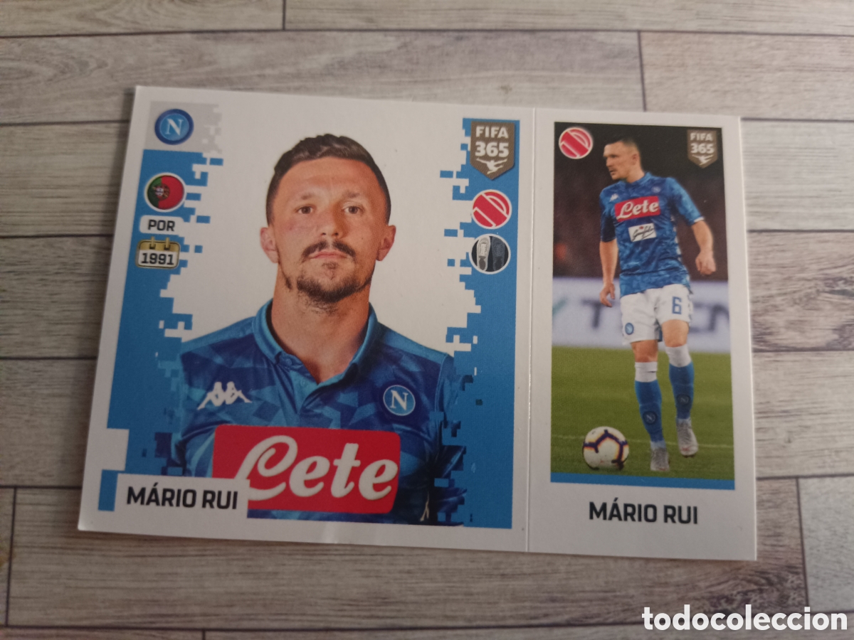 Cromos de f&uacute;tbol: 223 MARIO RUI NAPOLES NAPOLI STICKER PANINI FIFA 365 2018 2019 18 19 BLUE EDITION