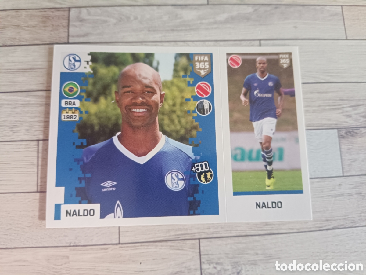Cromos de f&uacute;tbol: 172 NALDO SCHALKE 04 STICKER PANINI FIFA 365 2018 2019 18 19 BLUE EDITION