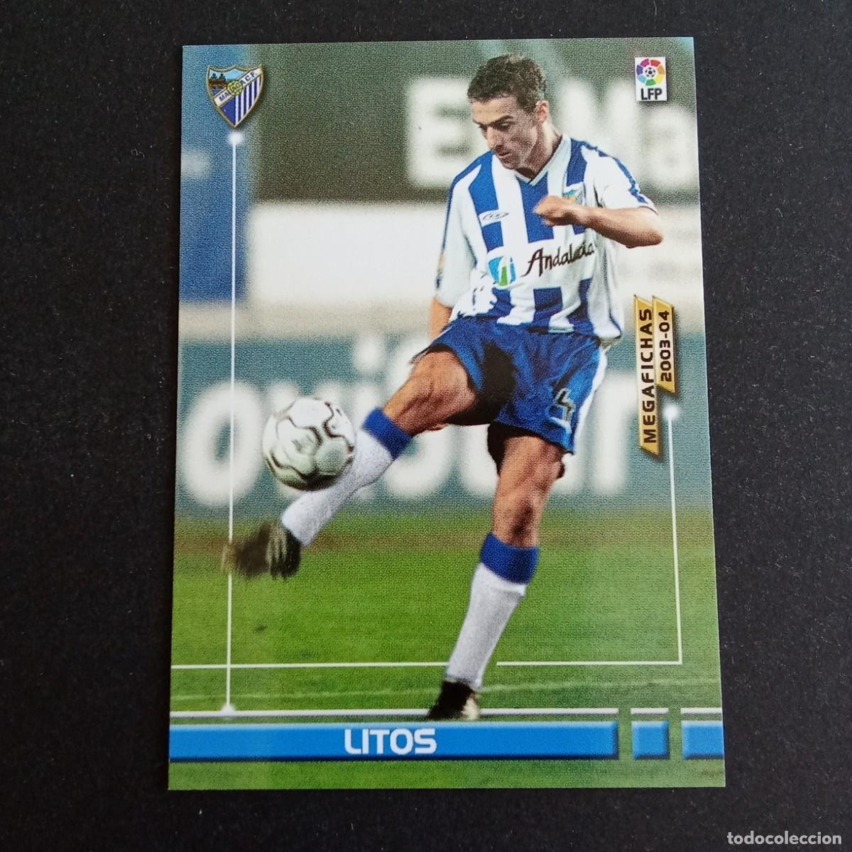 Cromos de f&uacute;tbol: 167 LITOS MALAGA LIGA 2003 2004 03 04 MEGAFICHAS PANINI