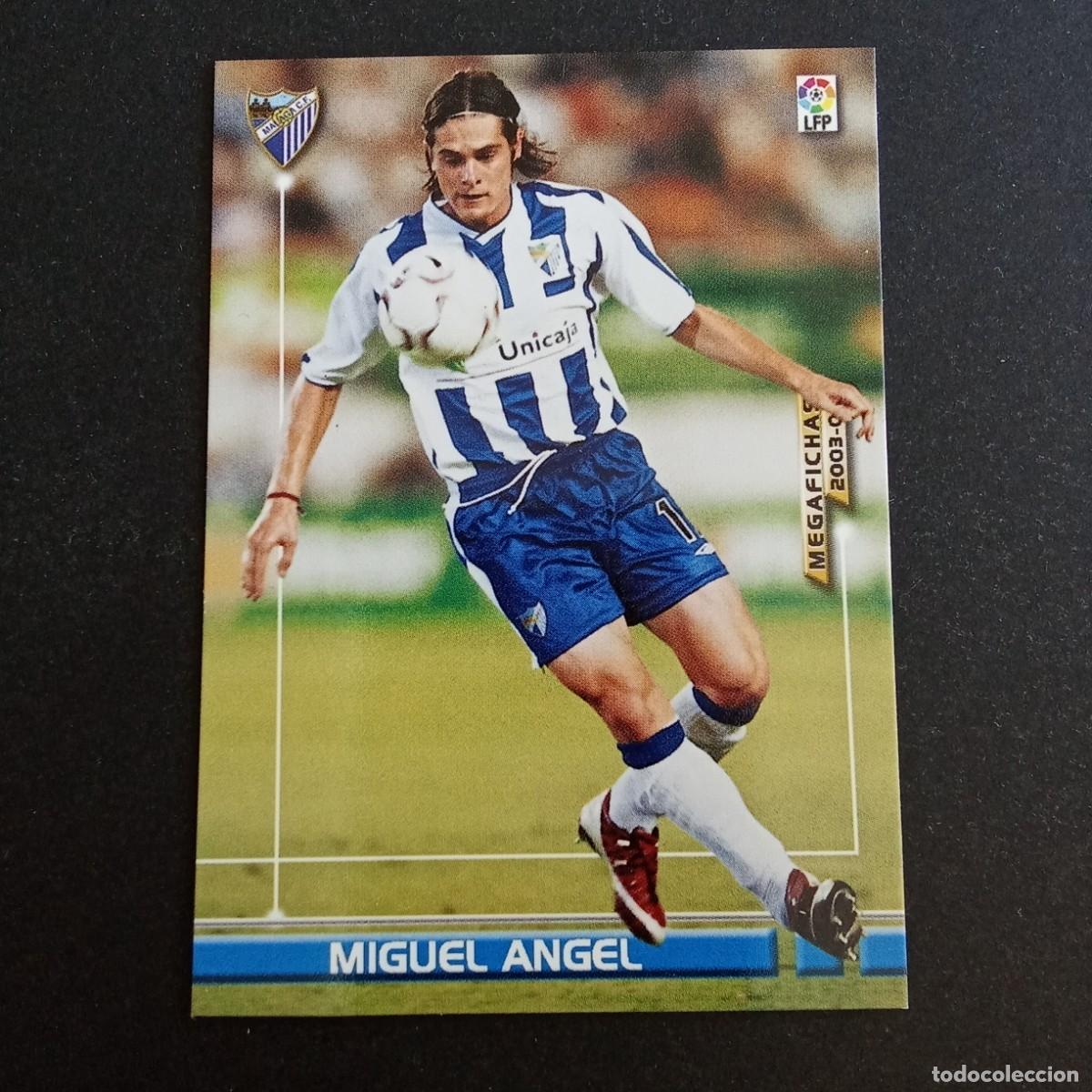 Cromos de f&uacute;tbol: 172 MIGUEL ANGEL MALAGA LIGA 2003 2004 03 04 MEGAFICHAS PANINI