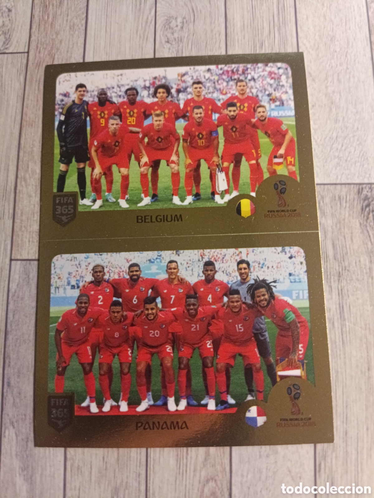 Cromos de f&uacute;tbol: 390 SELECCIONES BELGICA / PANAMA STICKER PANINI FIFA 365 2018 2019 18 19 BLUE EDITION