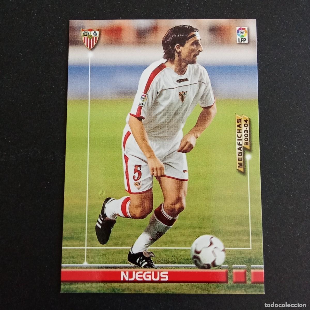 Cromos de f&uacute;tbol: 256 NJEGUS SEVILLA LIGA 2003 2004 03 04 MEGAFICHAS PANINI