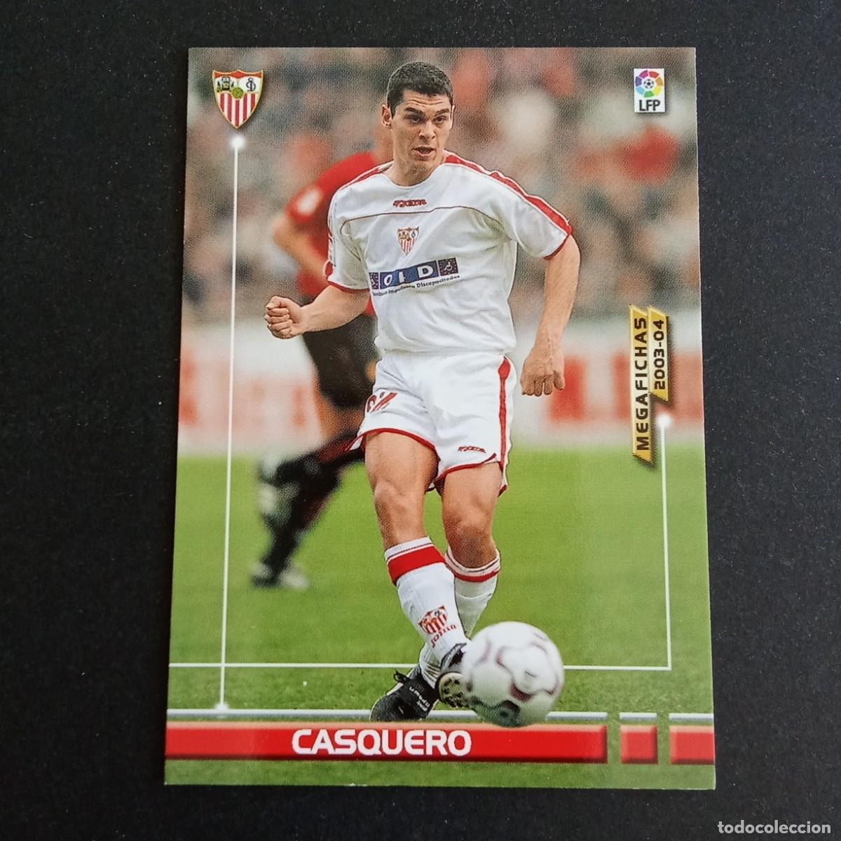 Cromos de f&uacute;tbol: 263 CASQUERO SEVILLA LIGA 2003 2004 03 04 MEGAFICHAS PANINI