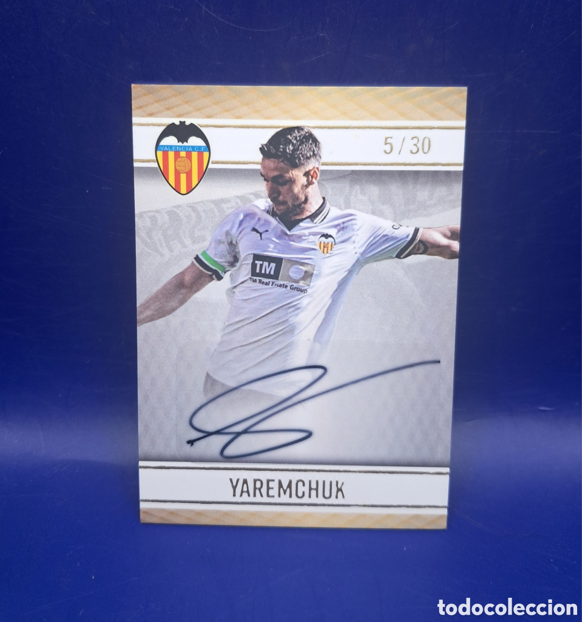 Cromos de f&uacute;tbol: Yaremchuk Auto/30 Valencia C.F Mundicromo -