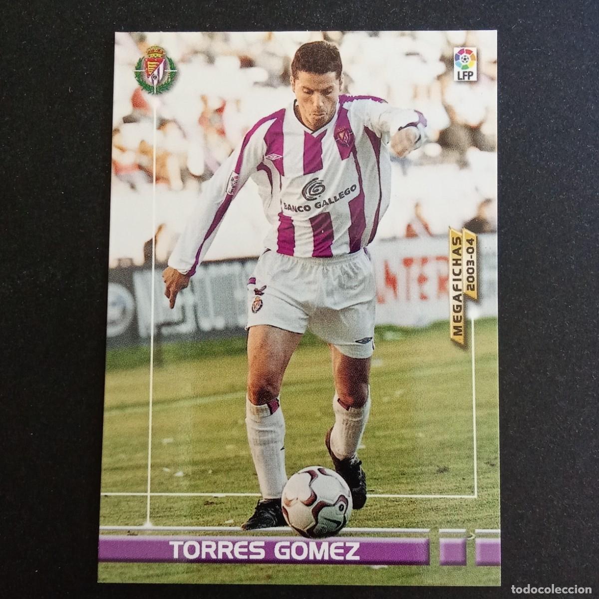 Cromos de f&uacute;tbol: 309 TORRES GOMEZ VALLADOLID LIGA 2003 2004 03 04 MEGAFICHAS PANINI
