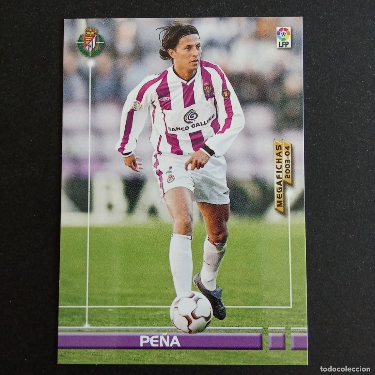 Cromos de f&uacute;tbol: 310 PE&Ntilde;A VALLADOLID LIGA 2003 2004 03 04 MEGAFICHAS PANINI