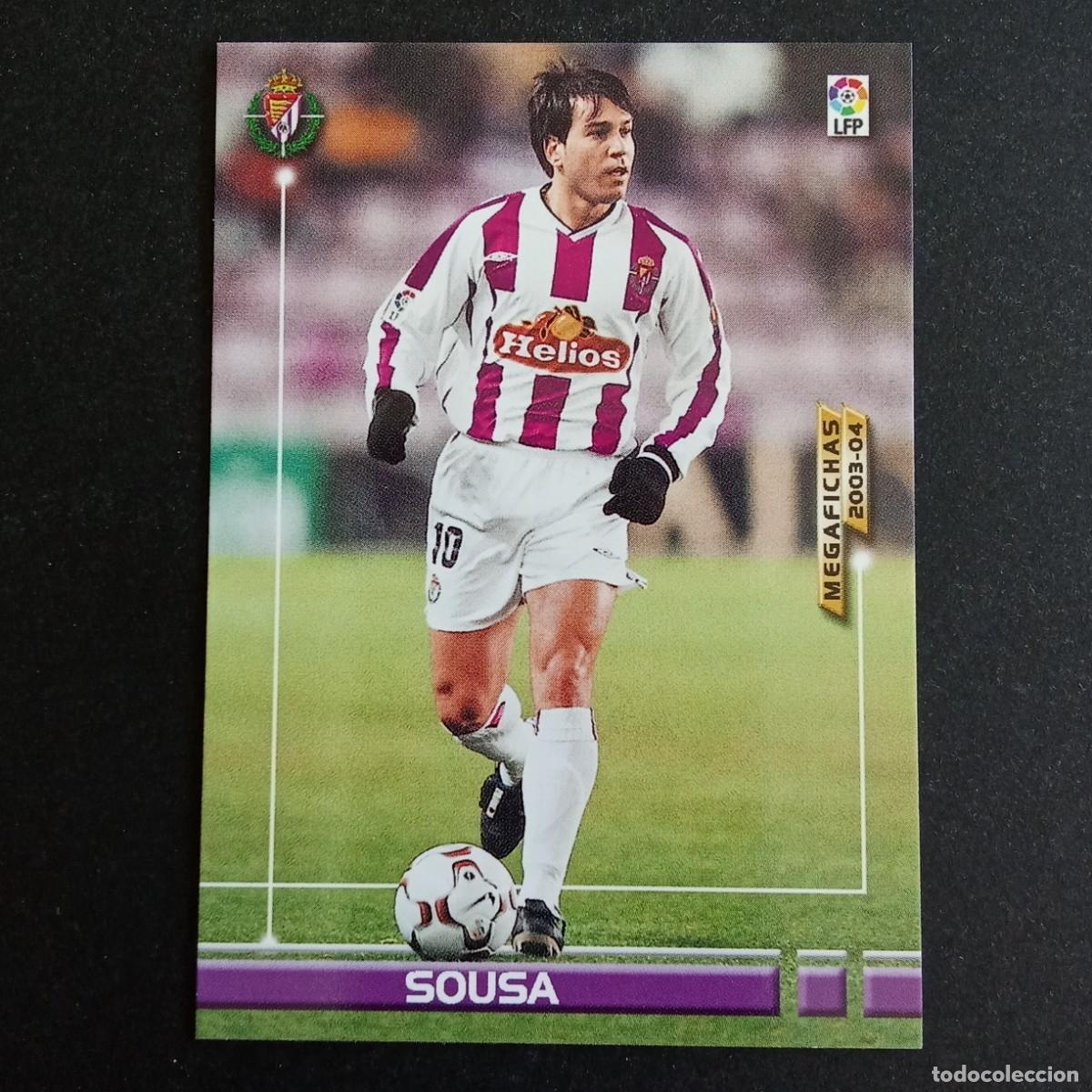 Cromos de f&uacute;tbol: 317 SOUSA VALLADOLID LIGA 2003 2004 03 04 MEGAFICHAS PANINI