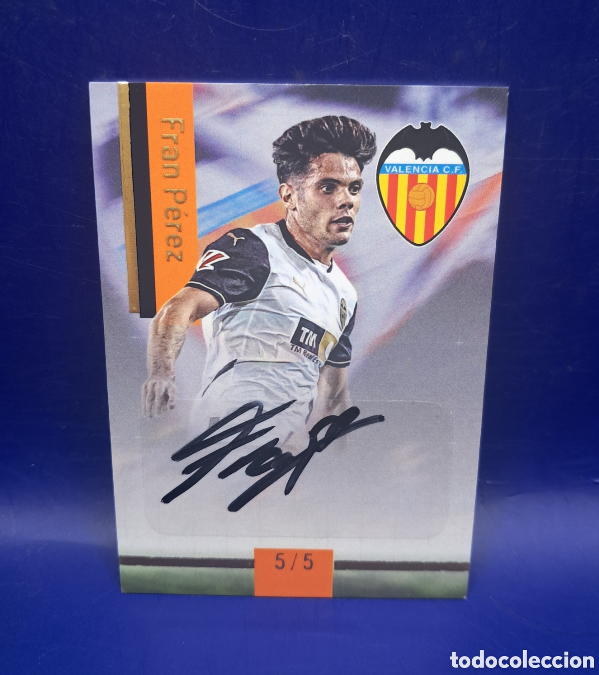 Cromos de f&uacute;tbol: Fran P&eacute;rez Auto /5 Valencia C.F Mundicromo -