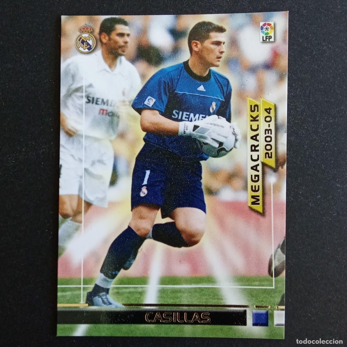 Cromos de f&uacute;tbol: 361 CASILLAS REAL MADRID MEGACRACKS LIGA 2003 2004 03 04 MEGAFICHAS PANINI
