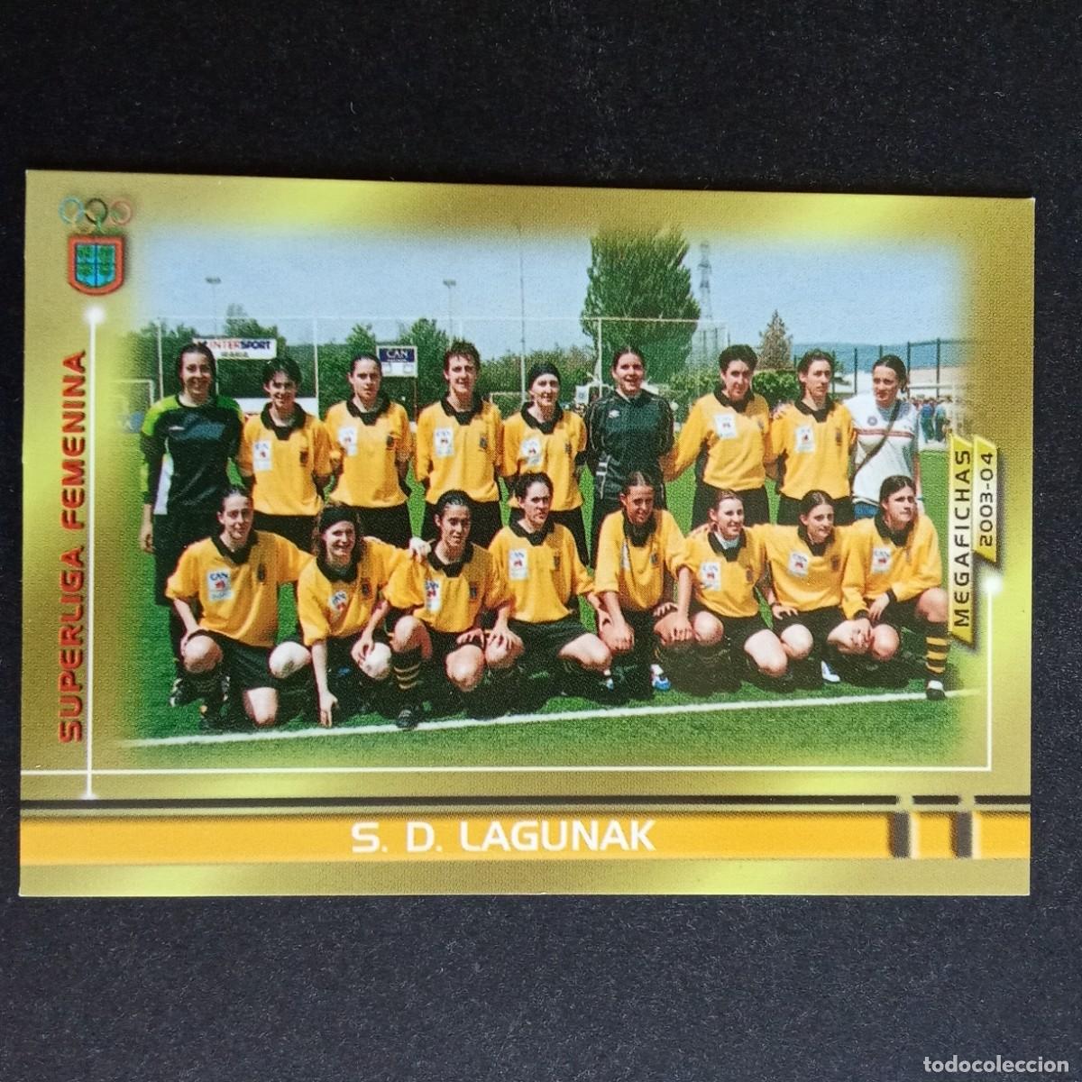 Cartes &agrave; collectionner de Football: 440 S.D. LAGUNAK SUPERLIGA FEMENINA LIGA 2003 2004 03 04 MEGAFICHAS PANINI
