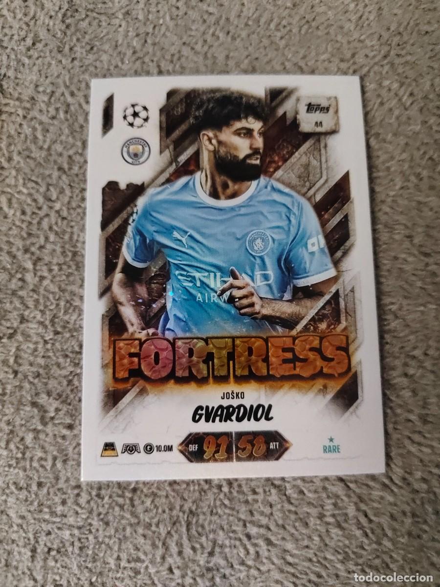 Cromos de f&uacute;tbol: 44 MATCH ATTAX 26/27 JO&Scaron;KO GVARDIOL MANCHESTER CITY FORTRESS 2026 2027 TOPPS UCC AAU