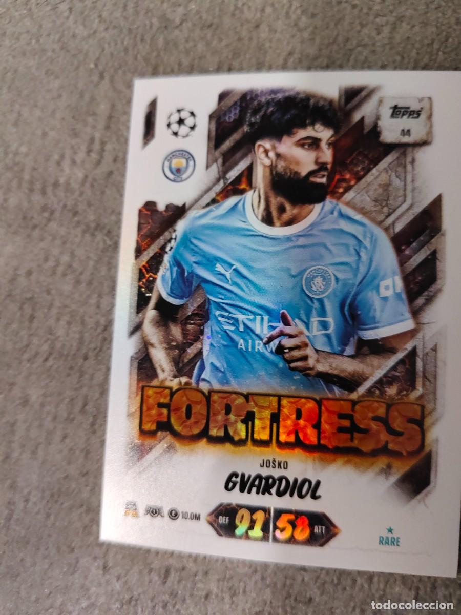 Cromos de f&uacute;tbol: 44 MATCH ATTAX 26/27 JO&Scaron;KO GVARDIOL MANCHESTER CITY FORTRESS 2026 2027 TOPPS UCC AAU