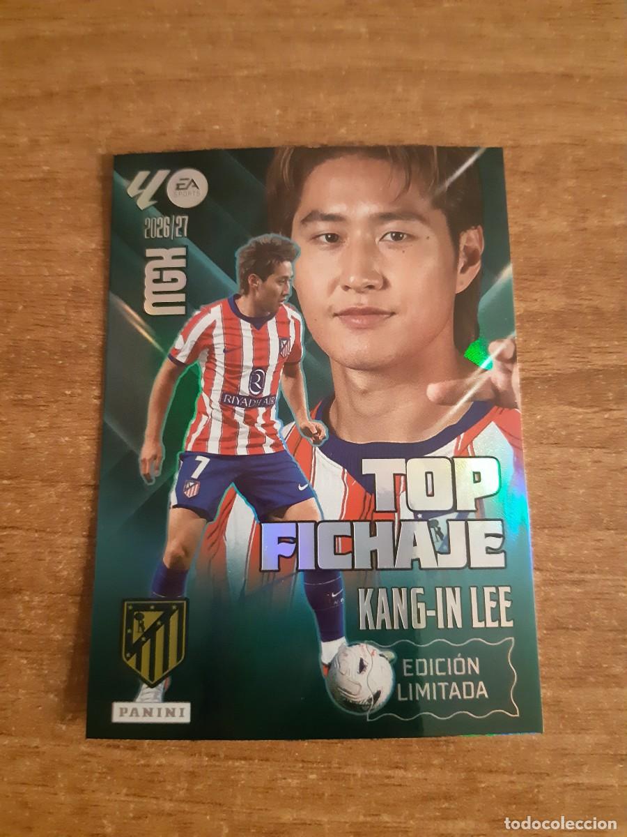 Cromos de f&uacute;tbol: KANG-IN-LEE ATL&Eacute;TICO MADRID TOP FICHAJE EDICI&Oacute;N LIMITADA MGK 26-27 PANINI 2026 2027. NUEVO