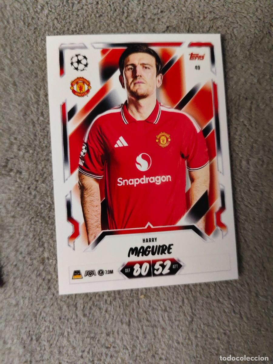 Cromos de f&uacute;tbol: 49 MATCH ATTAX 26/27 HARRY MAGUIRE MANCHESTER UNITED BASE CARD 2026 2027 TOPPS UCC AAU