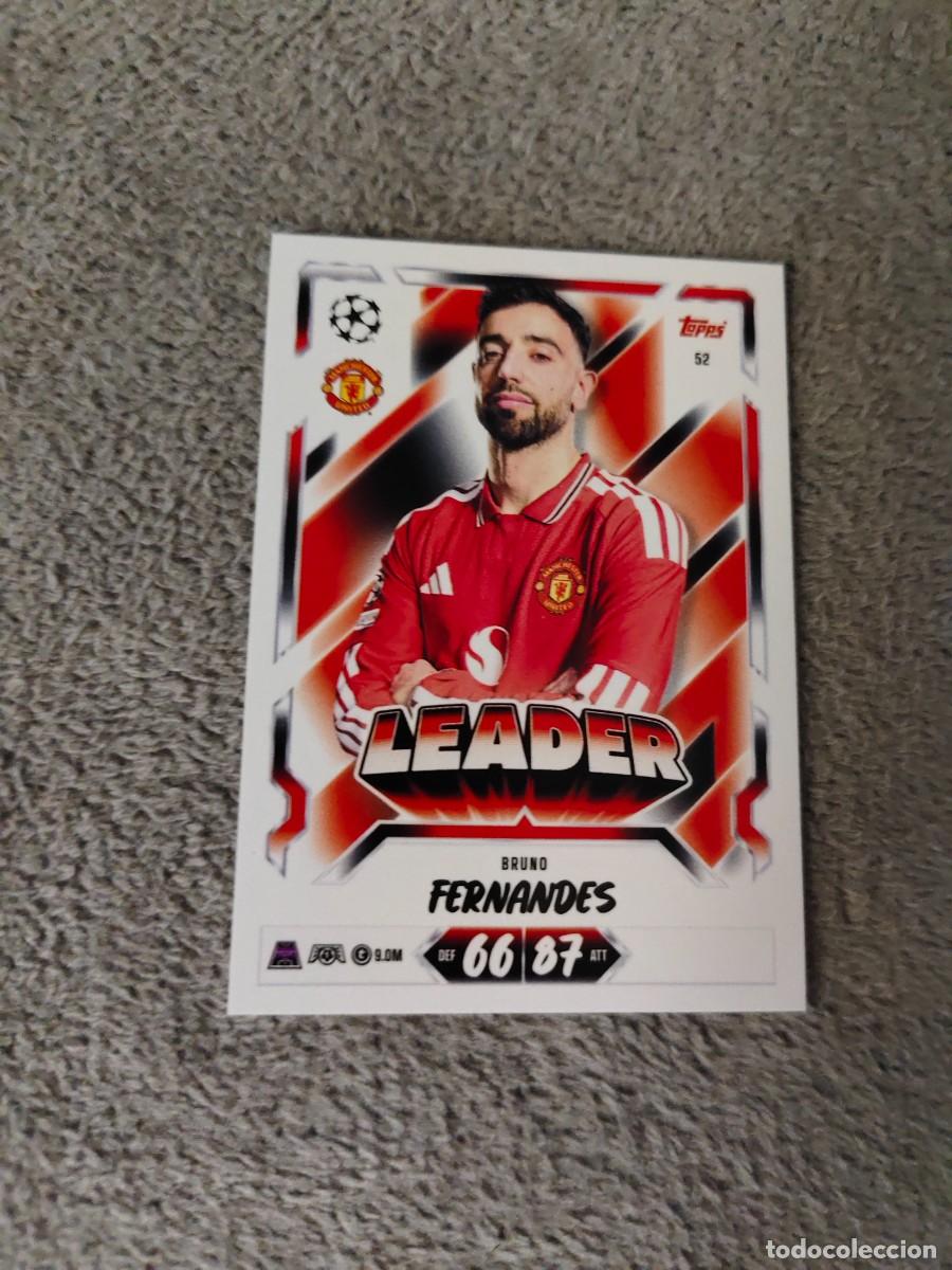 Cromos de f&uacute;tbol: 52 MATCH ATTAX 26/27 BRUNO FERNANDES MANCHESTER UNITED BASE CARD 2026 2027 TOPPS UCC AAU