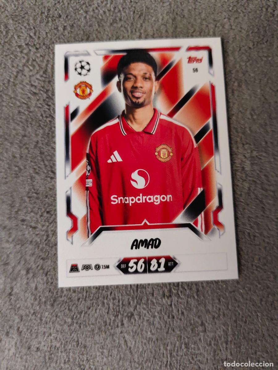 Cromos de f&uacute;tbol: 56 MATCH ATTAX 26/27 AMAD DIALLO MANCHESTER UNITED BASE CARD 2026 2027 TOPPS UCC AAU