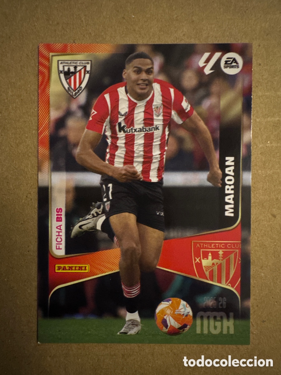 Cromos de f&uacute;tbol: # BIS 54 Maroan Athletic Club Bilbao Segunda 2 edici&oacute;n Megacracks 25 26 2025 2026 2&ordf; MGK