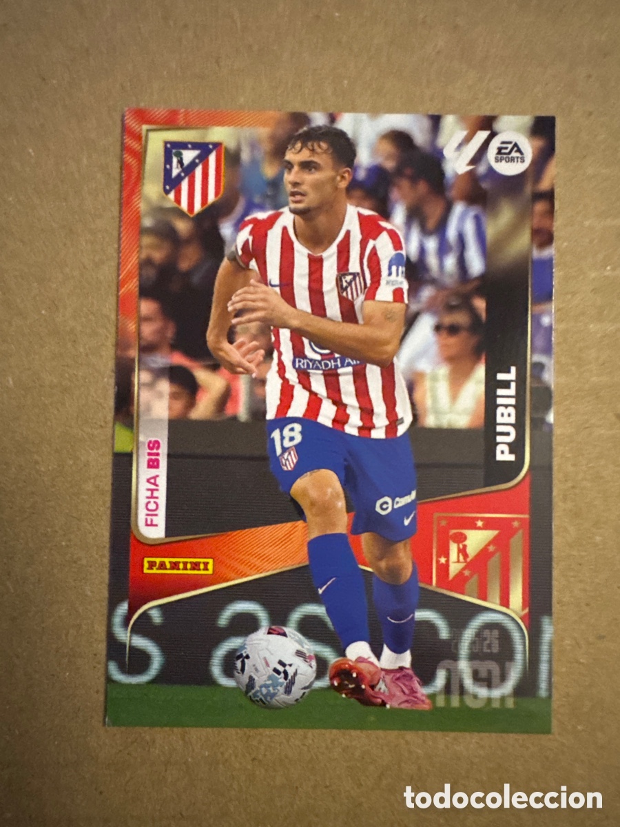 Cromos de f&uacute;tbol: # BIS 58 Pubill Atl&eacute;tico de Madrid Segunda 2 edici&oacute;n Megacracks 25 26 2025 2026 2&ordf; MGK