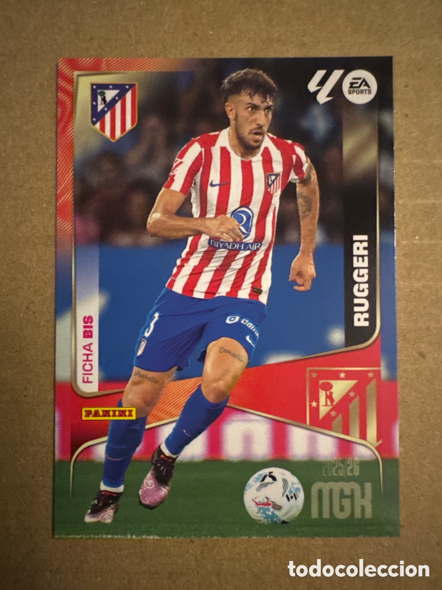 Cromos de f&uacute;tbol: # BIS 62 Ruggeri Atl&eacute;tico de Madrid Segunda 2 edici&oacute;n Megacracks 25 26 2025 2026 2&ordf; MGK