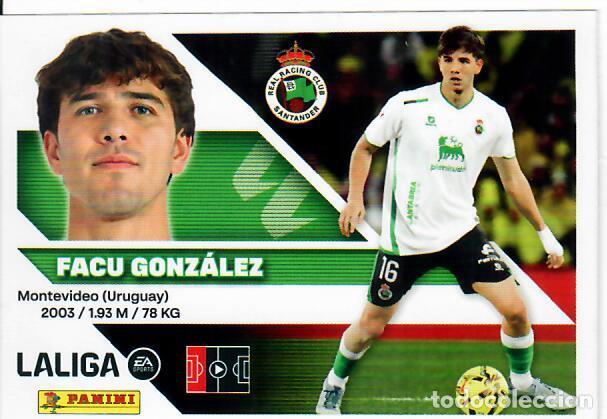 Cromos de f&uacute;tbol: CROMO PANINI LIGA 26 27 - N&ordm; 7 - FACU GONZ&Aacute;LEZ - RACING DE SANTANDER