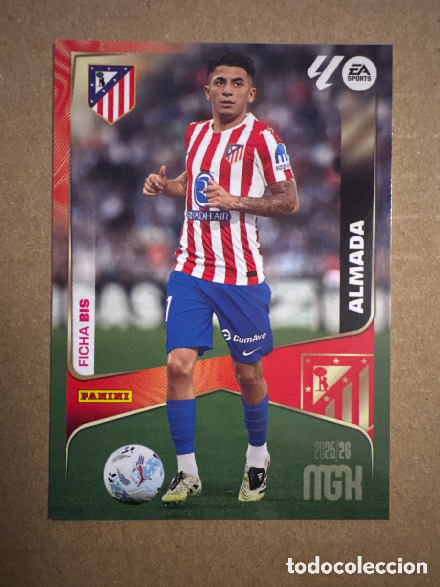 Cromos de f&uacute;tbol: # BIS 68 Almada Atl&eacute;tico de Madrid Segunda 2 edici&oacute;n Megacracks 25 26 2025 2026 2&ordf; MGK