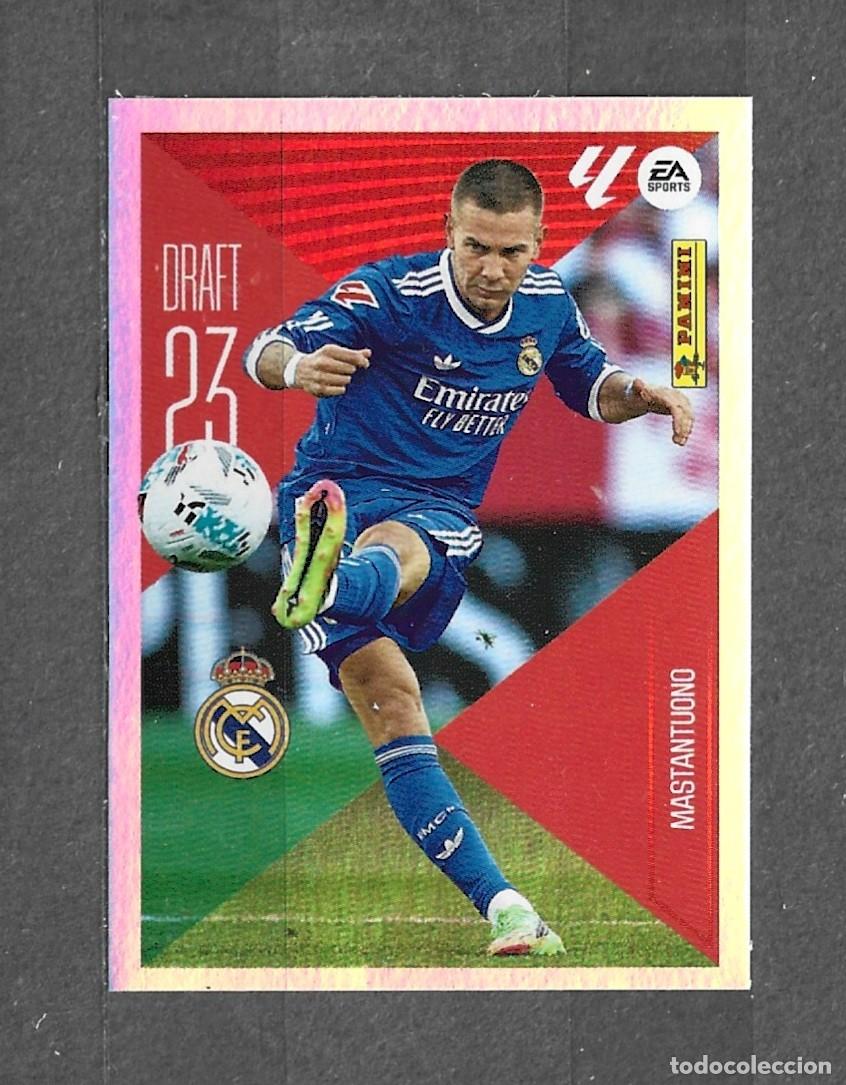 Cromos de f&uacute;tbol: Liga Este 26/27 - Mastantuono - N&ordm; 16 - R. Madrid - ( Draft 23 )