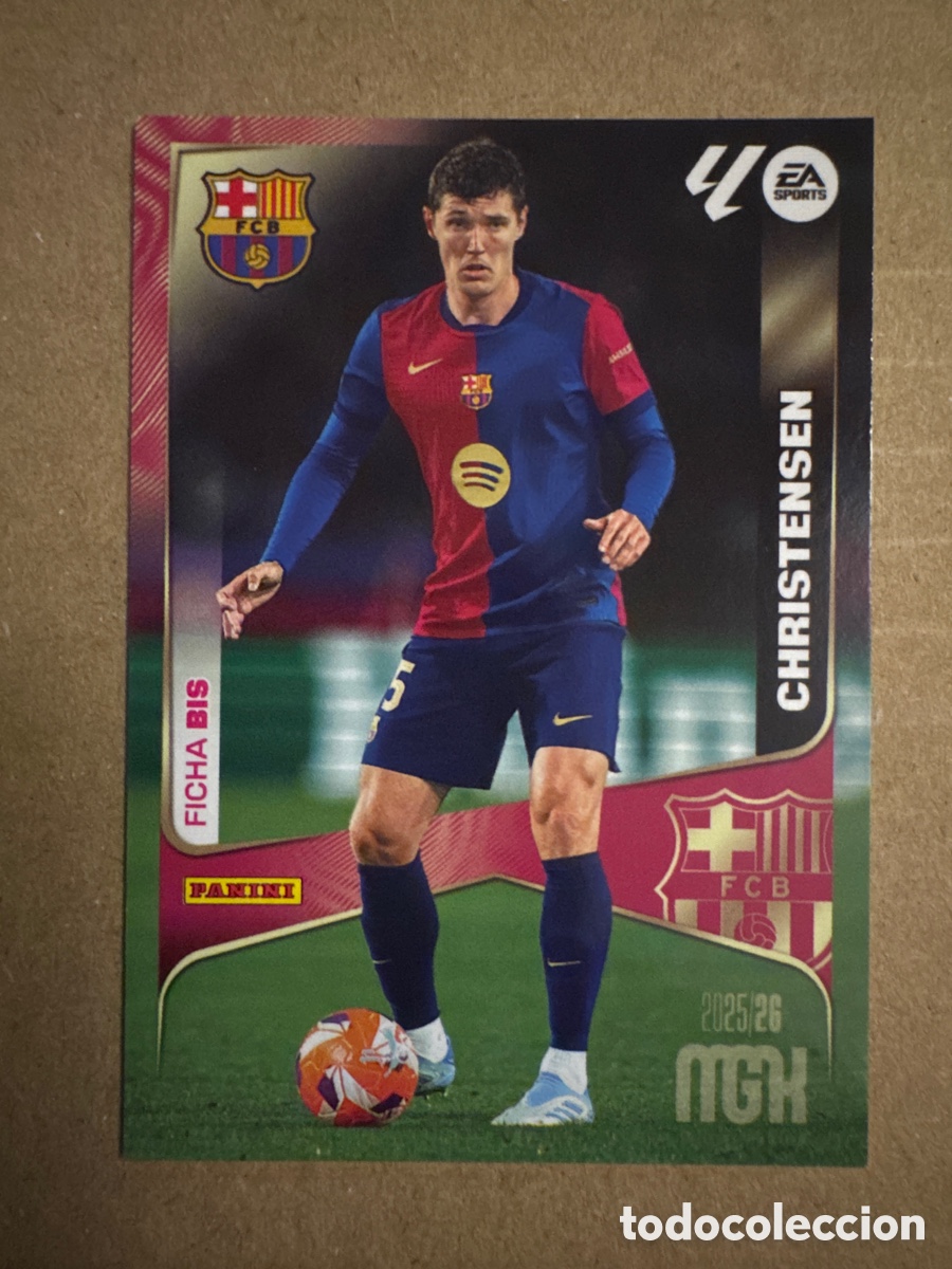 Cromos de f&uacute;tbol: # BIS 79 Christensen FC Barcelona Segunda 2 edici&oacute;n Megacracks 25 26 2025 2026 2&ordf; MGK