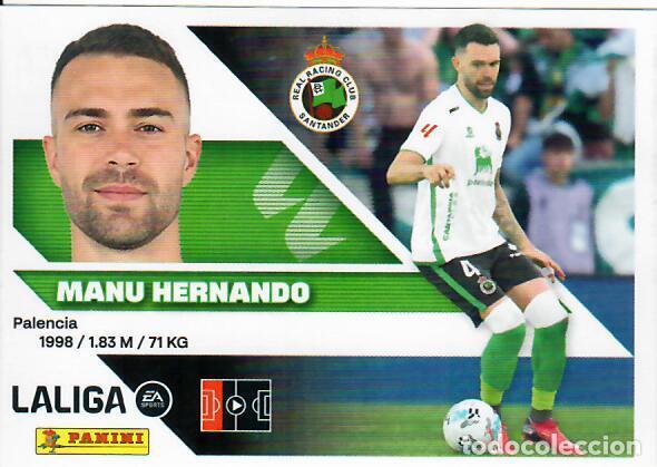 Cromos de f&uacute;tbol: CROMO PANINI LIGA 26 27 - N&ordm; 9 A - MANU HERNANDO - RACING DE SANTANDER