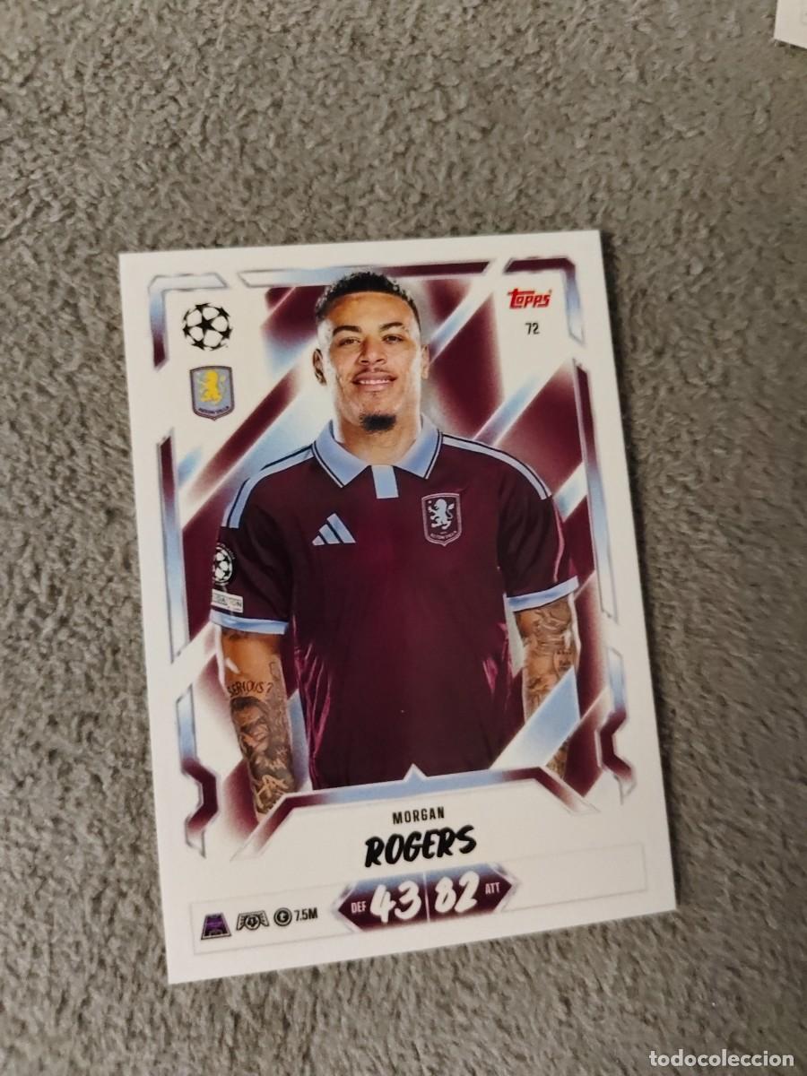 Cromos de f&uacute;tbol: 72 MATCH ATTAX 26/27 MORGAN ROGERS ASTON VILLA BASE CARD 2026 2027 TOPPS UCC AAU