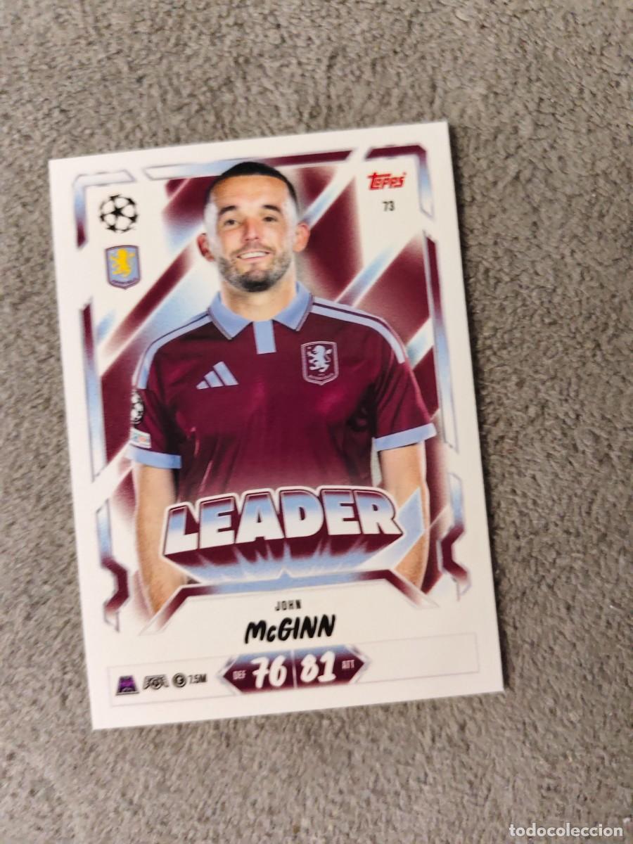 Cromos de f&uacute;tbol: 73 MATCH ATTAX 26/27 JOHN MCGINN ASTON VILLA LEADER 2026 2027 TOPPS UCC AAU