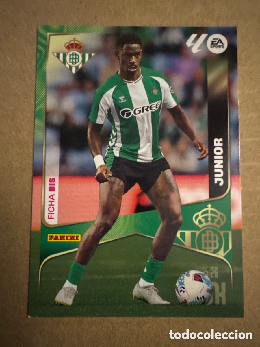 Cromos de f&uacute;tbol: # BIS 98 Junior Firpo Real Betis Segunda 2 edici&oacute;n Megacracks 25 26 2025 2026 2&ordf; MGK