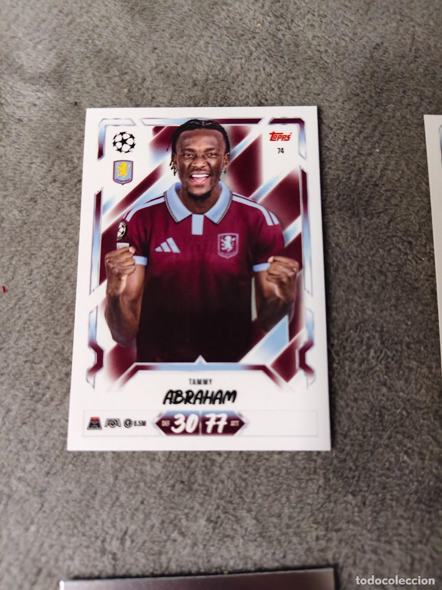 Cromos de f&uacute;tbol: 74 MATCH ATTAX 26/27 TAMMY ABRAHAM ASTON VILLA BASE CARD 2026 2027 TOPPS UCC AAU