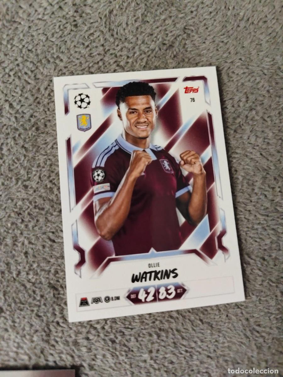 Cromos de f&uacute;tbol: 76 MATCH ATTAX 26/27 OLLIE WATKINS ASTON VILLA BASE CARD 2026 2027 TOPPS UCC AAU