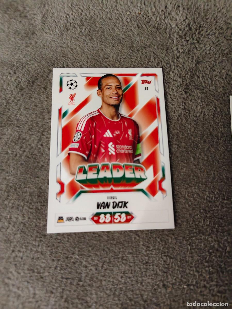 Cromos de f&uacute;tbol: 83 MATCH ATTAX 26/27 VIRGIL VAN DIJK LIVERPOOL LEADER 2026 2027 TOPPS UCC AAU