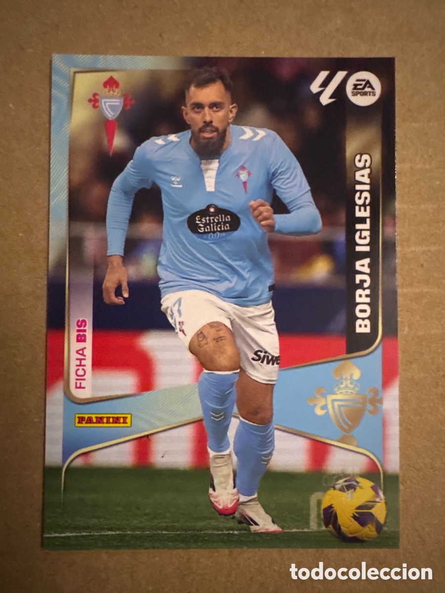 Cromos de f&uacute;tbol: # BIS 123 Borja Iglesias Celta de Vigo Segunda 2 edici&oacute;n Megacracks 25 26 2025 2026 2&ordf; MGK
