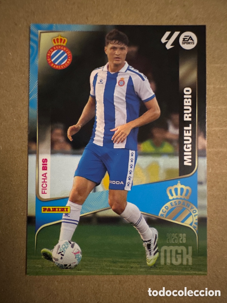 Cromos de f&uacute;tbol: # BIS 149 Miguel Rubio Espanyol Segunda 2 edici&oacute;n Megacracks 25 26 2025 2026 2&ordf; MGK