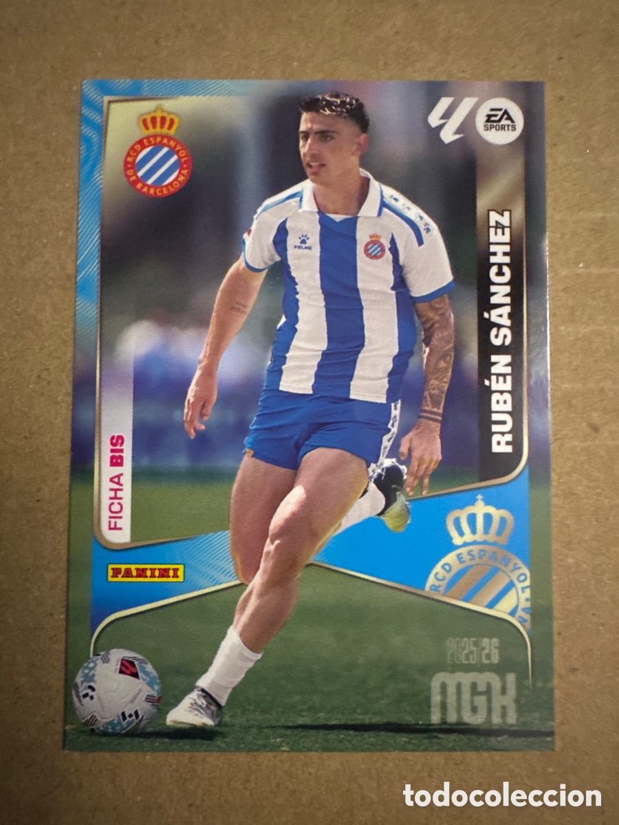 Cromos de f&uacute;tbol: # BIS 154 Rub&eacute;n S&aacute;nchez Espanyol Segunda 2 edici&oacute;n Megacracks 25 26 2025 2026 2&ordf; MGK