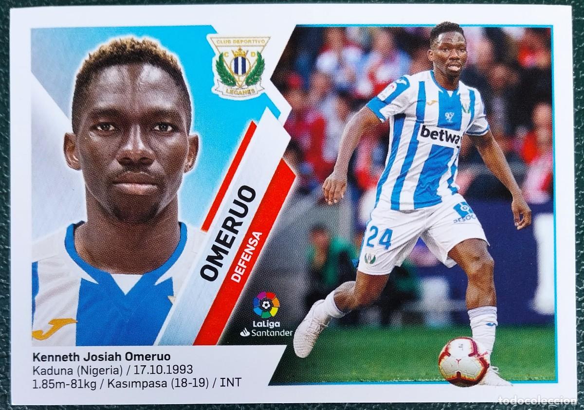 Cromos de f&uacute;tbol: 6 OMERUO CD LEGANES CROMOS ALBUM EDICIONES ESTE 2019 2020 19 20