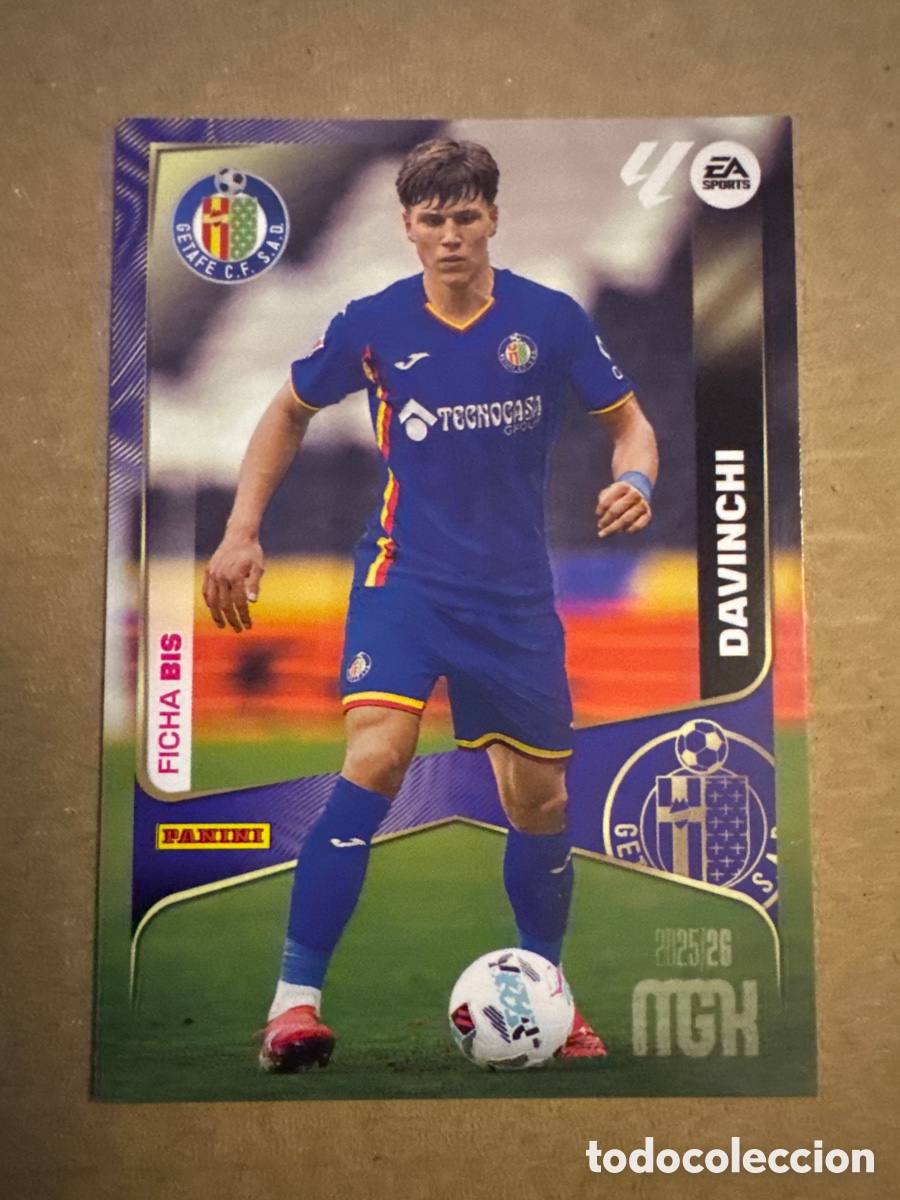 Cromos de f&uacute;tbol: # BIS 171 Davinchi Getafe Segunda 2 edici&oacute;n Megacracks 25 26 2025 2026 2&ordf; MGK