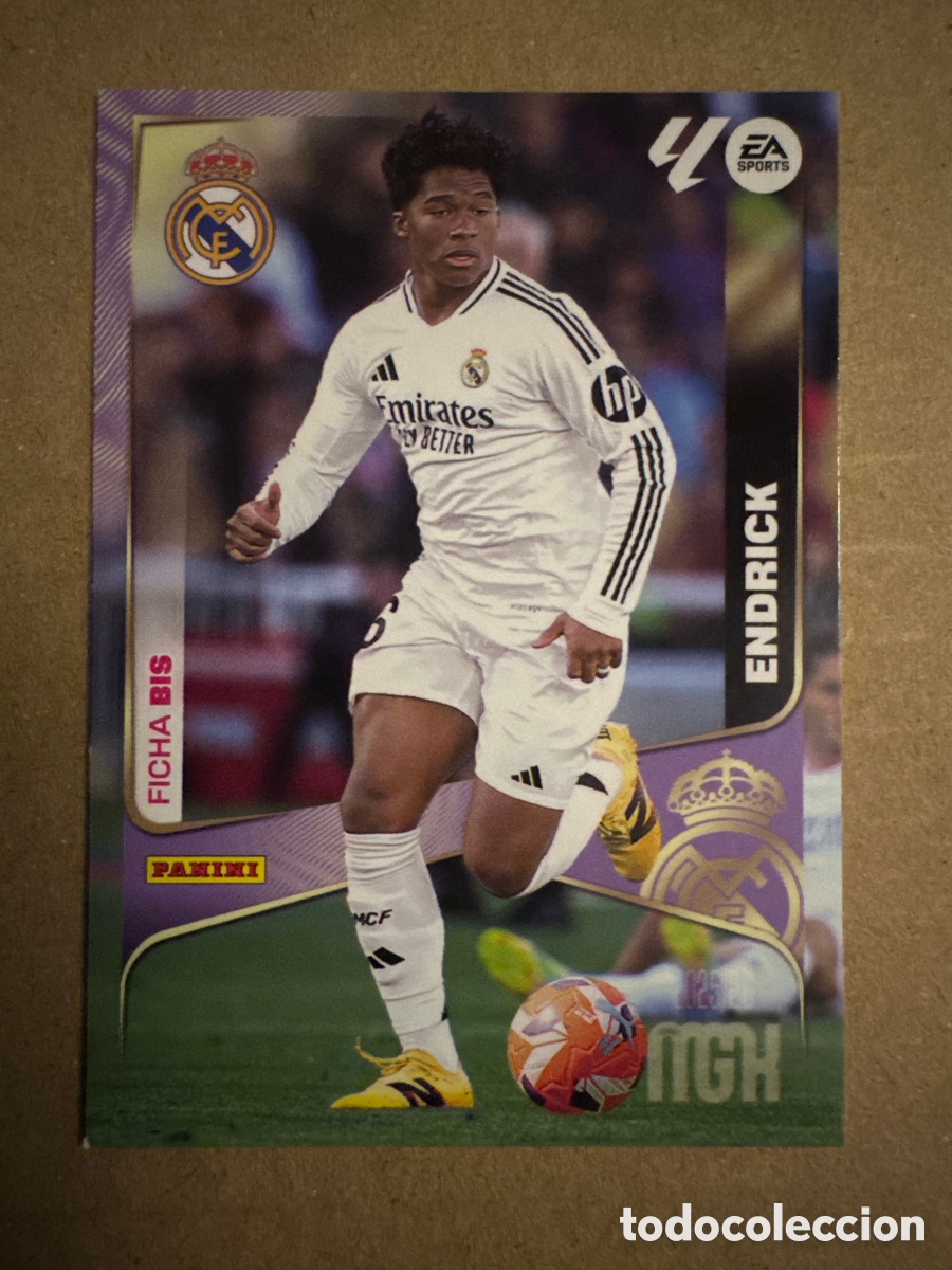 Cromos de f&uacute;tbol: # BIS 231 Endrick Real Madrid Segunda 2 edici&oacute;n Megacracks 25 26 2025 2026 2&ordf; MGK