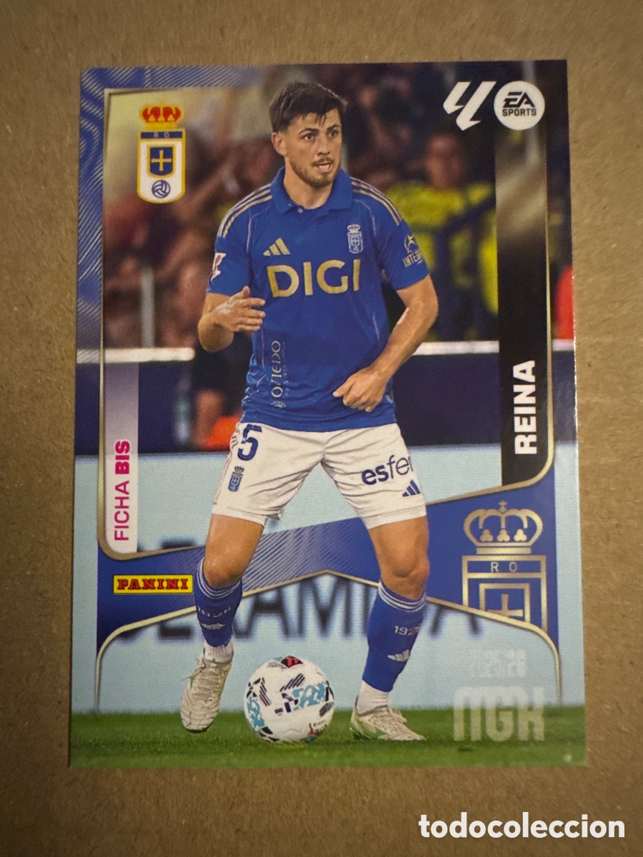 Cromos de f&uacute;tbol: # BIS 280 Reina Real Oviedo Segunda 2 edici&oacute;n Megacracks 25 26 2025 2026 2&ordf; MGK