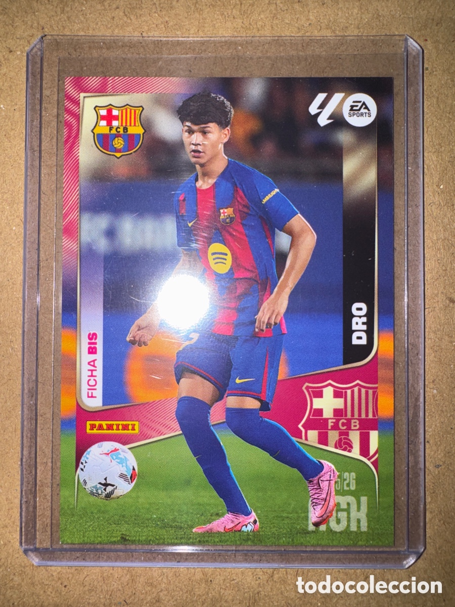 Cromos de f&uacute;tbol: # BIS 82 Dro FC Barcelona Segunda 2 edici&oacute;n Megacracks 25 26 2025 2026 2&ordf; MGK Rookie