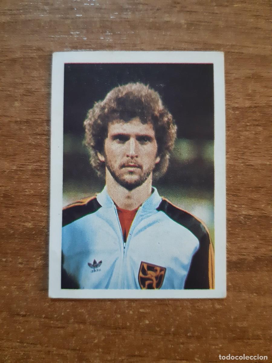 Cromos de f&uacute;tbol: N&deg;62 Ludo Coeck (B&eacute;lgica) Mundial Espa&ntilde;a 82 Ed. FHER 1982. Nunca pegado, sin pegar