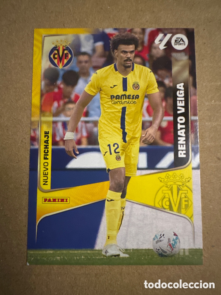 Cromos de f&uacute;tbol: # 487 Renato Veiga Villarreal Nuevo Fichaje Tercera 3 edici&oacute;n Megacracks 25 26 2025 2026 3&ordf; MGK