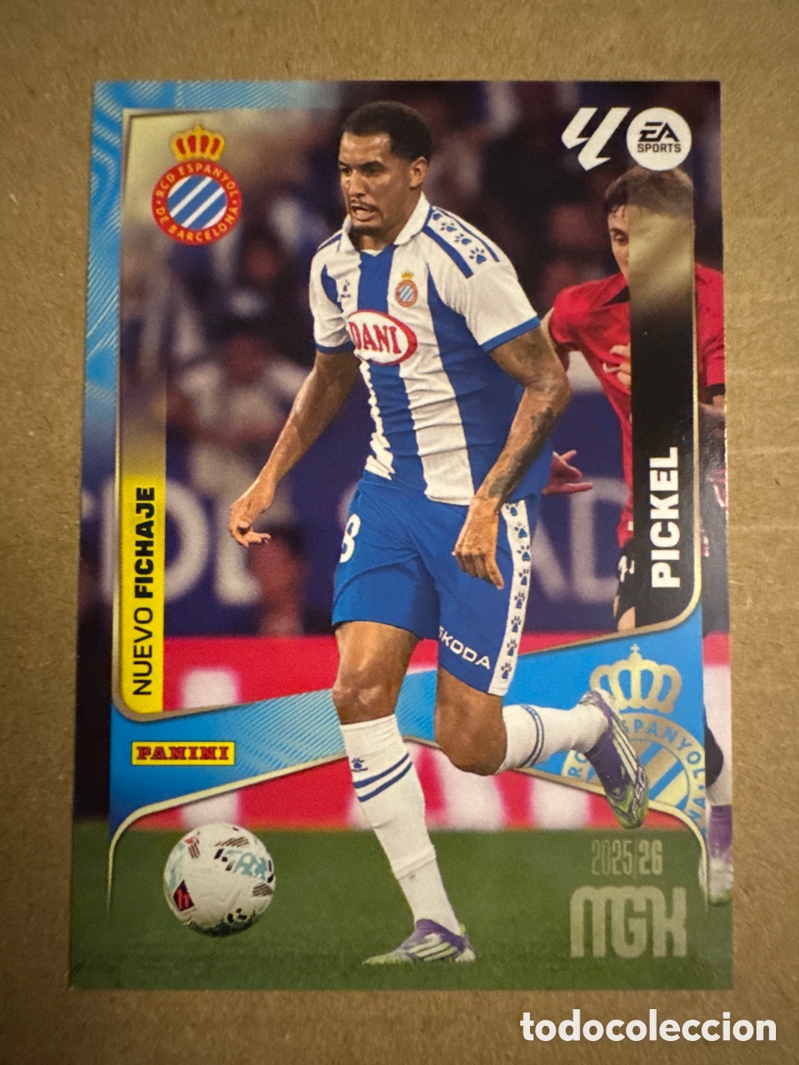 Cromos de f&uacute;tbol: # 496 Pickel Espanyol Nuevo Fichaje Tercera 3 edici&oacute;n Megacracks 25 26 2025 2026 3&ordf; MGK