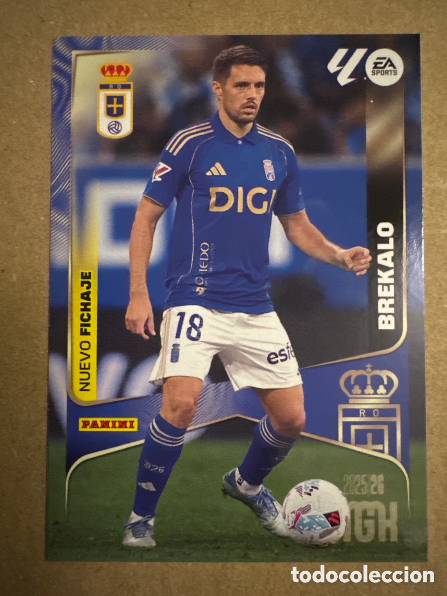 Cromos de f&uacute;tbol: # 497 Brekalo Real Oviedo Nuevo Fichaje Tercera 3 edici&oacute;n Megacracks 25 26 2025 2026 3&ordf; MGK