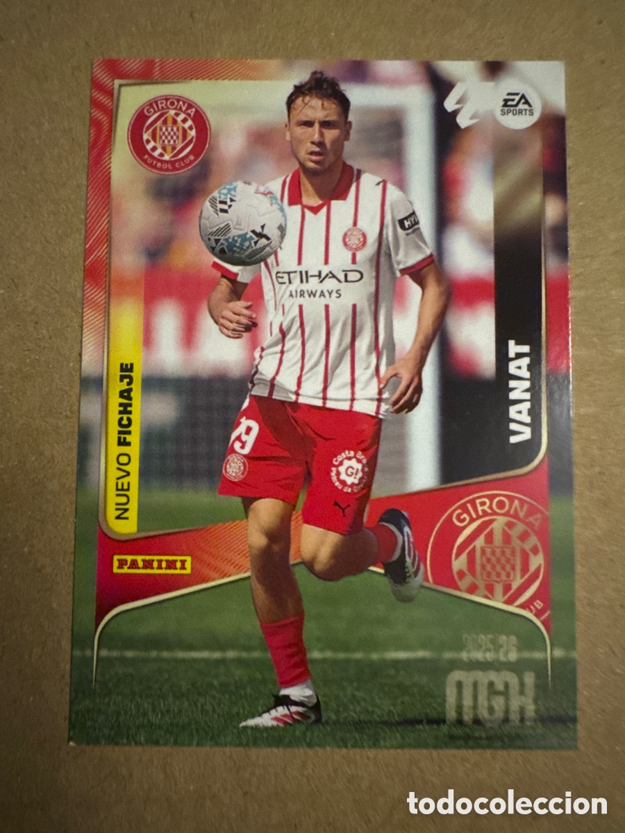 Cromos de f&uacute;tbol: # 502 Vanat Girona Nuevo Fichaje Tercera 3 edici&oacute;n Megacracks 25 26 2025 2026 3&ordf; MGK