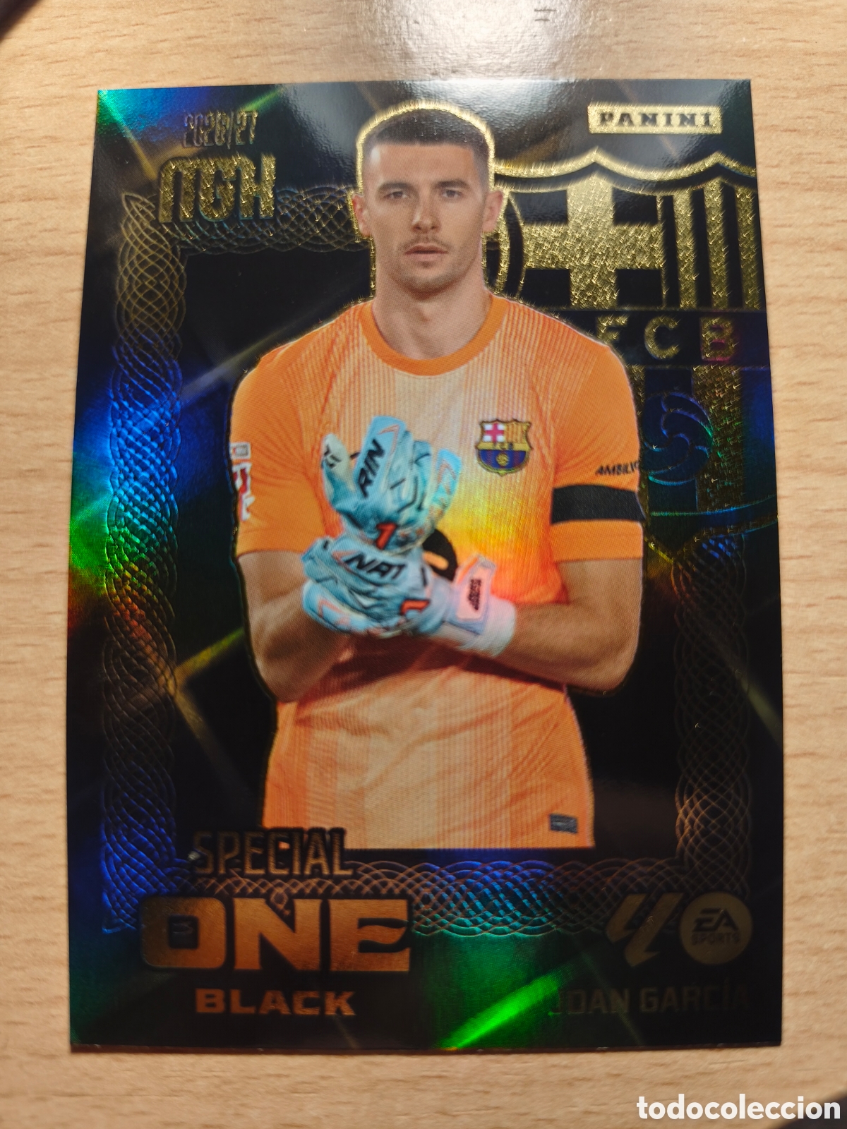 Cromos de f&uacute;tbol: JOAN GARC&Iacute;A SPECIAL ONE BLACK FC BARCELONA MEGACRACKS 2026 2027 PANINI MGK 26 27
