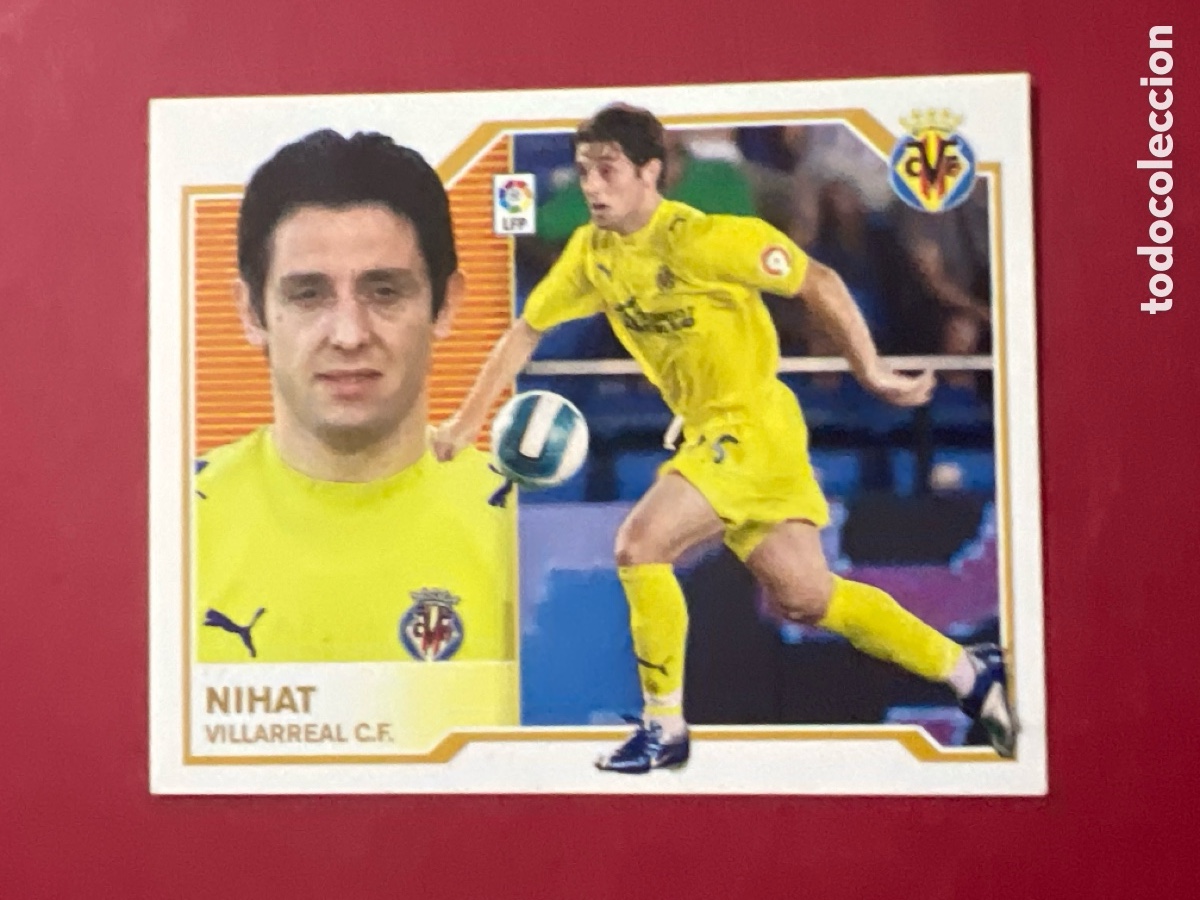 Cromos de f&uacute;tbol: C7001. Liga Este 2007-2008 2007-08 07-08 Villarreal Nihat nunca pegado